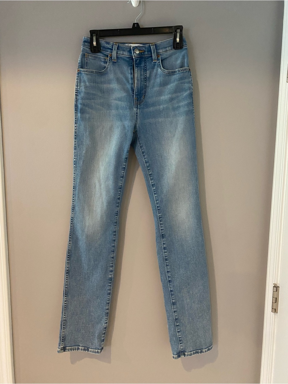 Madewell Light Blue Straight-Leg Jeans